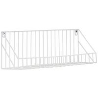 REGAŁ ŚCIENNY RON - biały, Trend, metal (40/14/11cm) - Carryhome