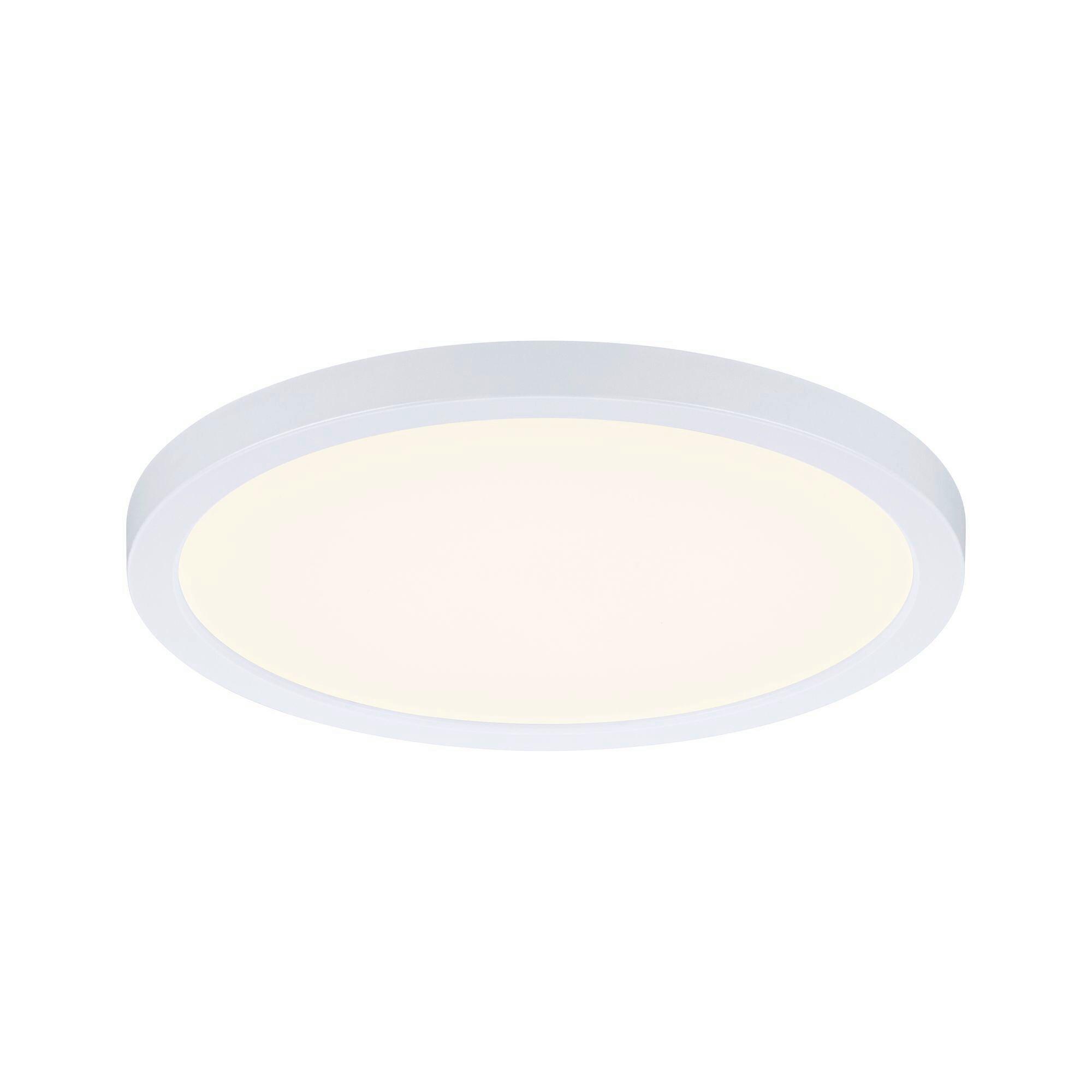 LED-Paneel Areo in Weiß max. 13 Watt - Weiß, Design, Kunststoff (17,5cm) - Paulmann