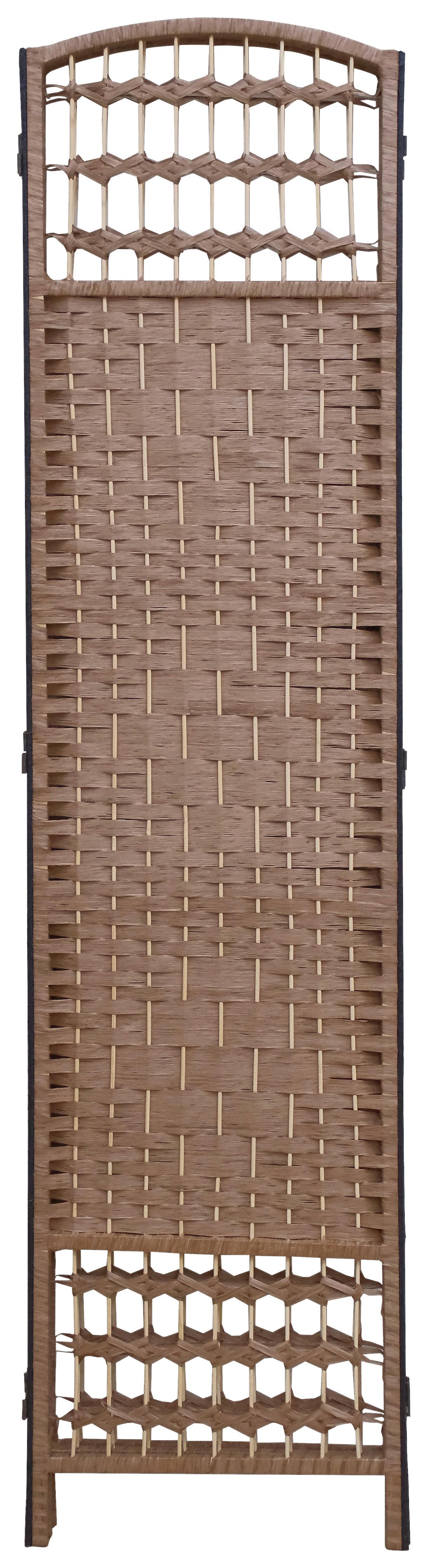 Paravan Bettina 2, Pravi Les - črna/bež, Moderno, papir/les (125/170/1.8cm)