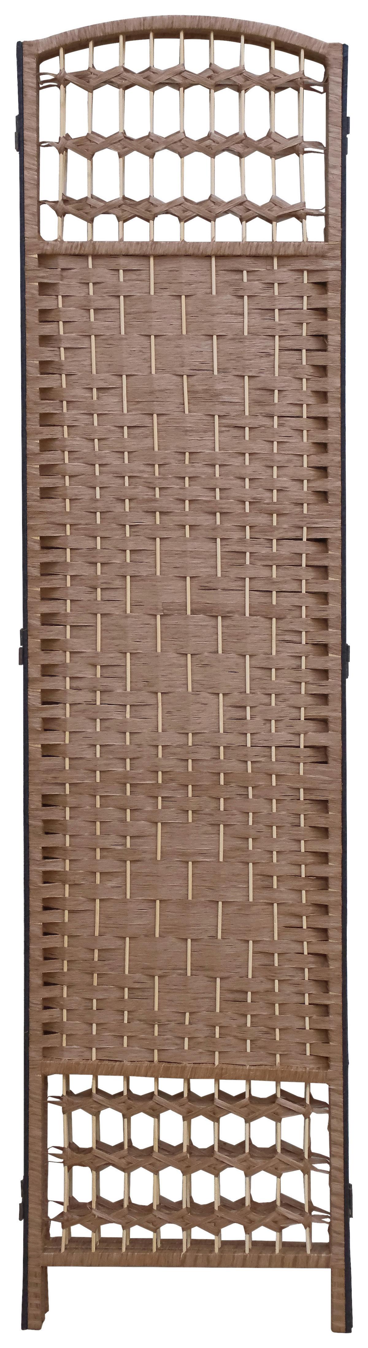 Paravan Bettina 2, Pravi Les - črna/bež, Moderno, papir/les (125/170/1.8cm)