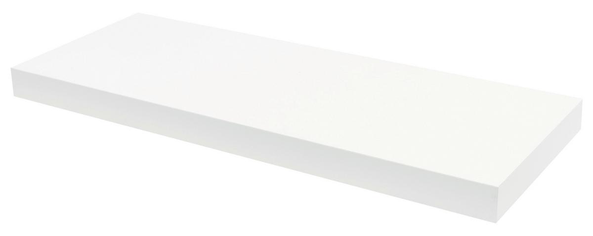 Wandboard Anja in Weiß - Weiß, MODERN, Holzwerkstoff (60/3,8/23,5cm) - Mömax