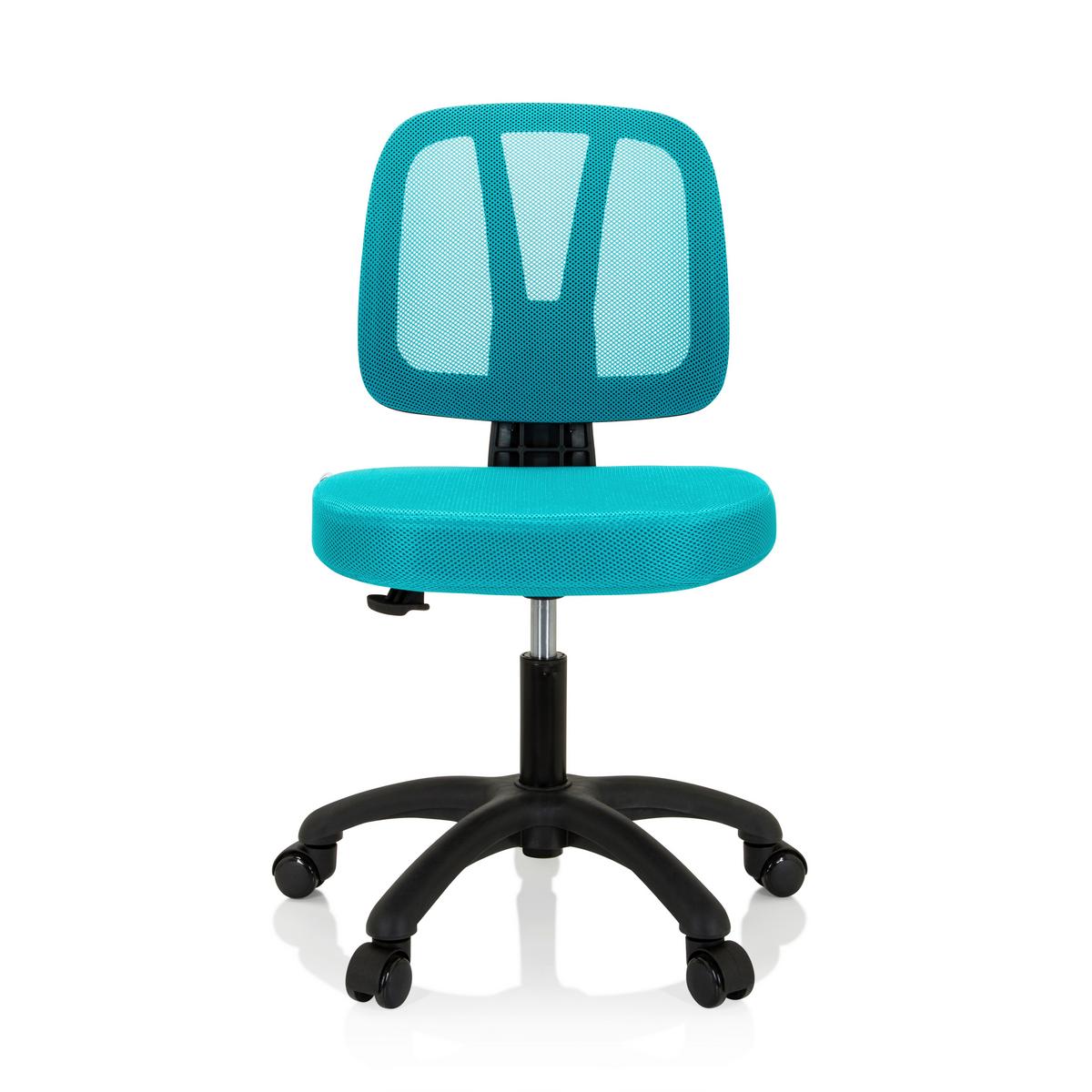 Otroški Vrtljivi Stol Kid Yu 200, Turkizna - turkizna/črna, Moderno, umetna masa/tekstil (46/84/51cm) - MID.YOU
