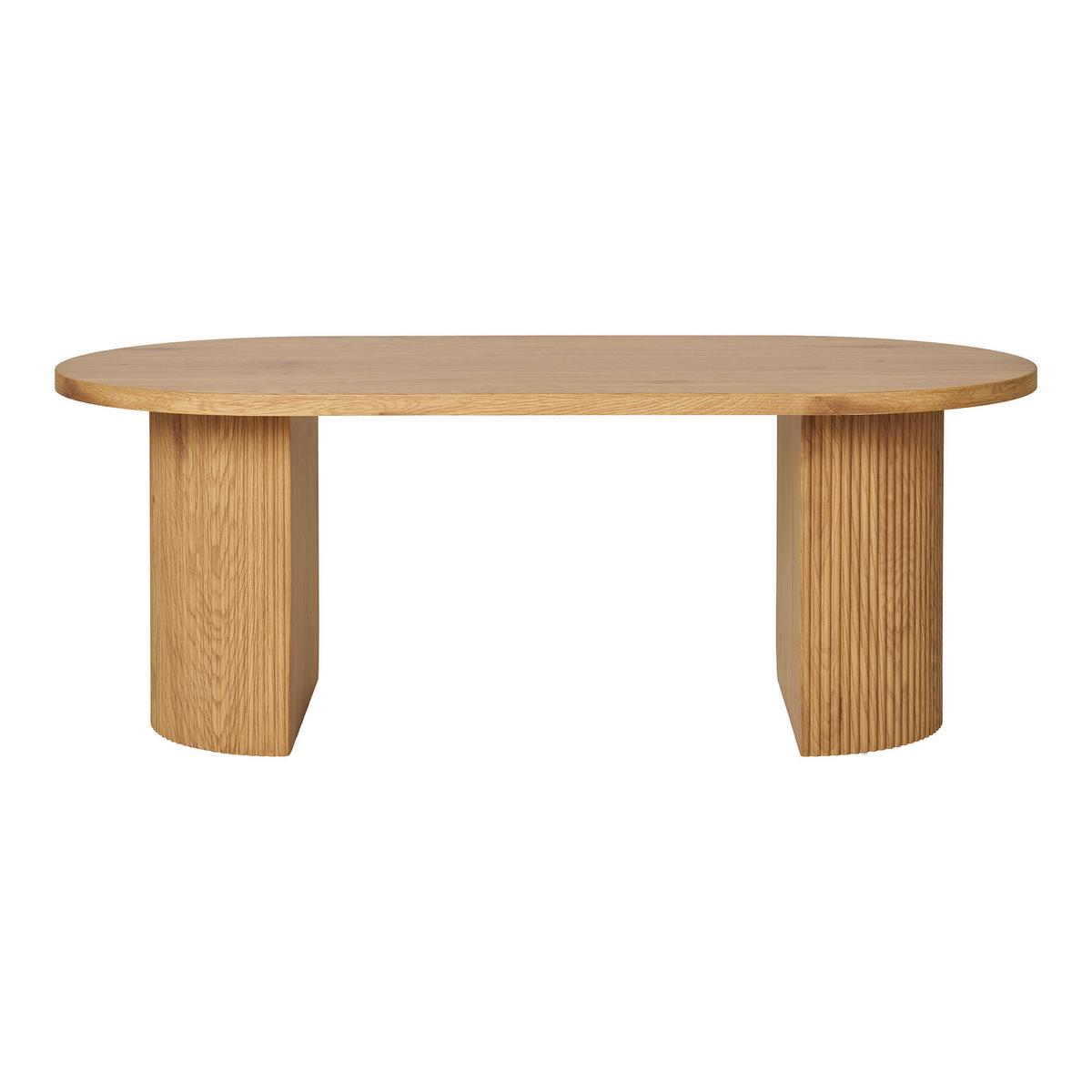Couchtisch Boavista Eichefarben ca. 120x60x45 cm - Eichefarben/Naturfarben, Design, Holzwerkstoff (120/60/45cm) - MID.YOU