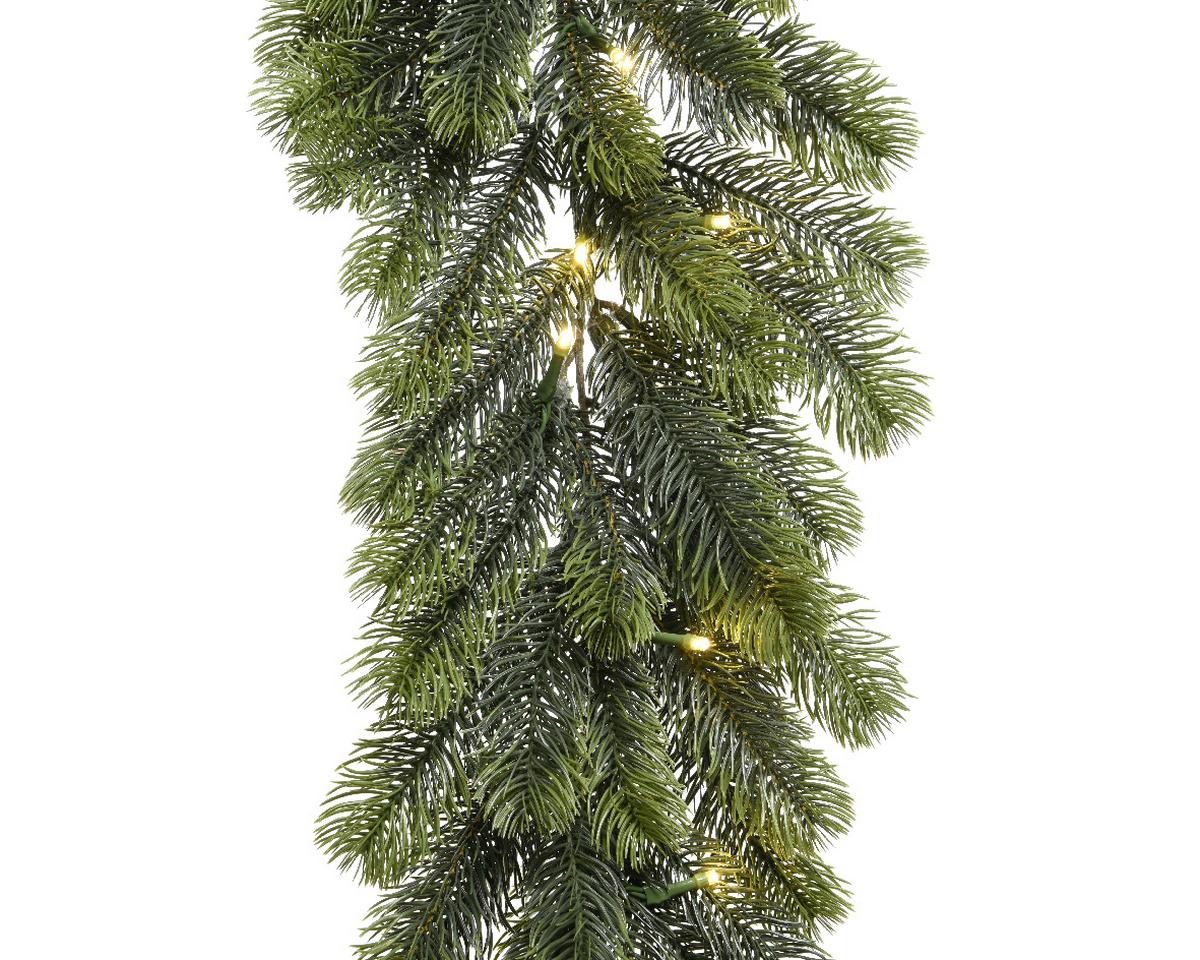 GIRLANDA CHOINKOWA 673160 - zielony, Konventionell, tworzywo sztuczne (180cm) - X-Mas