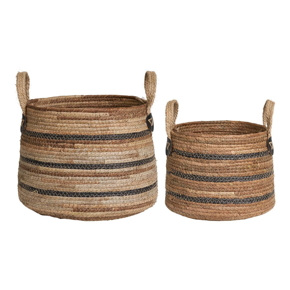 Korbset Erba Baskets Braun - Braun, Design, Naturmaterialien