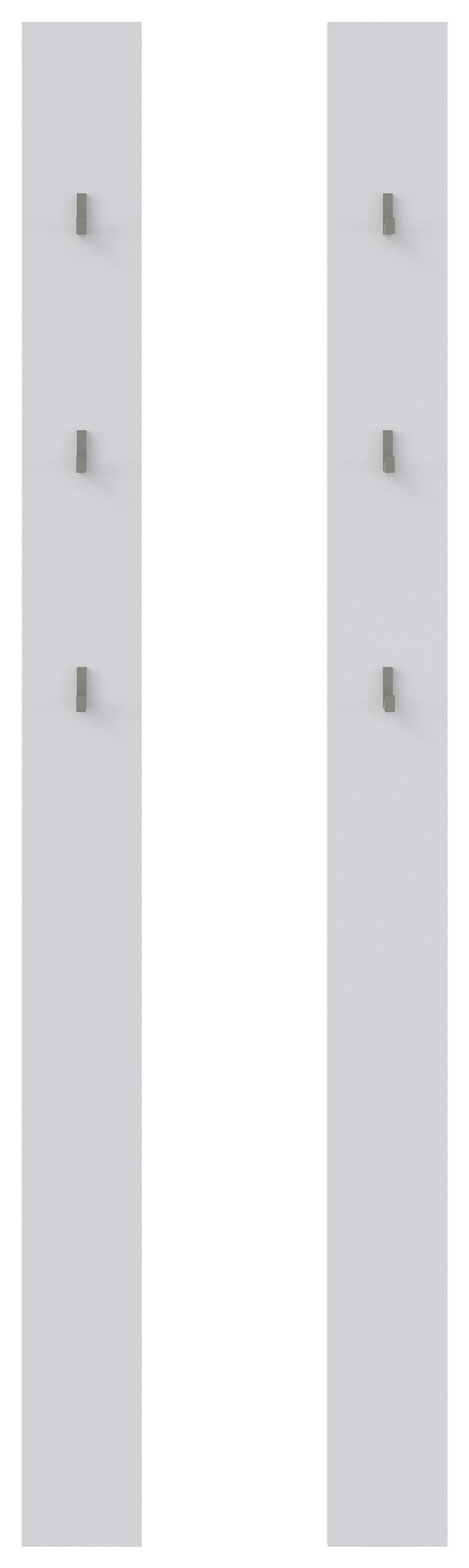 PANEL DO PRZEDPOKOJU LIV - biały, Konventionell, materiał drewnopochodny (26/165/1,6cm) - Xora