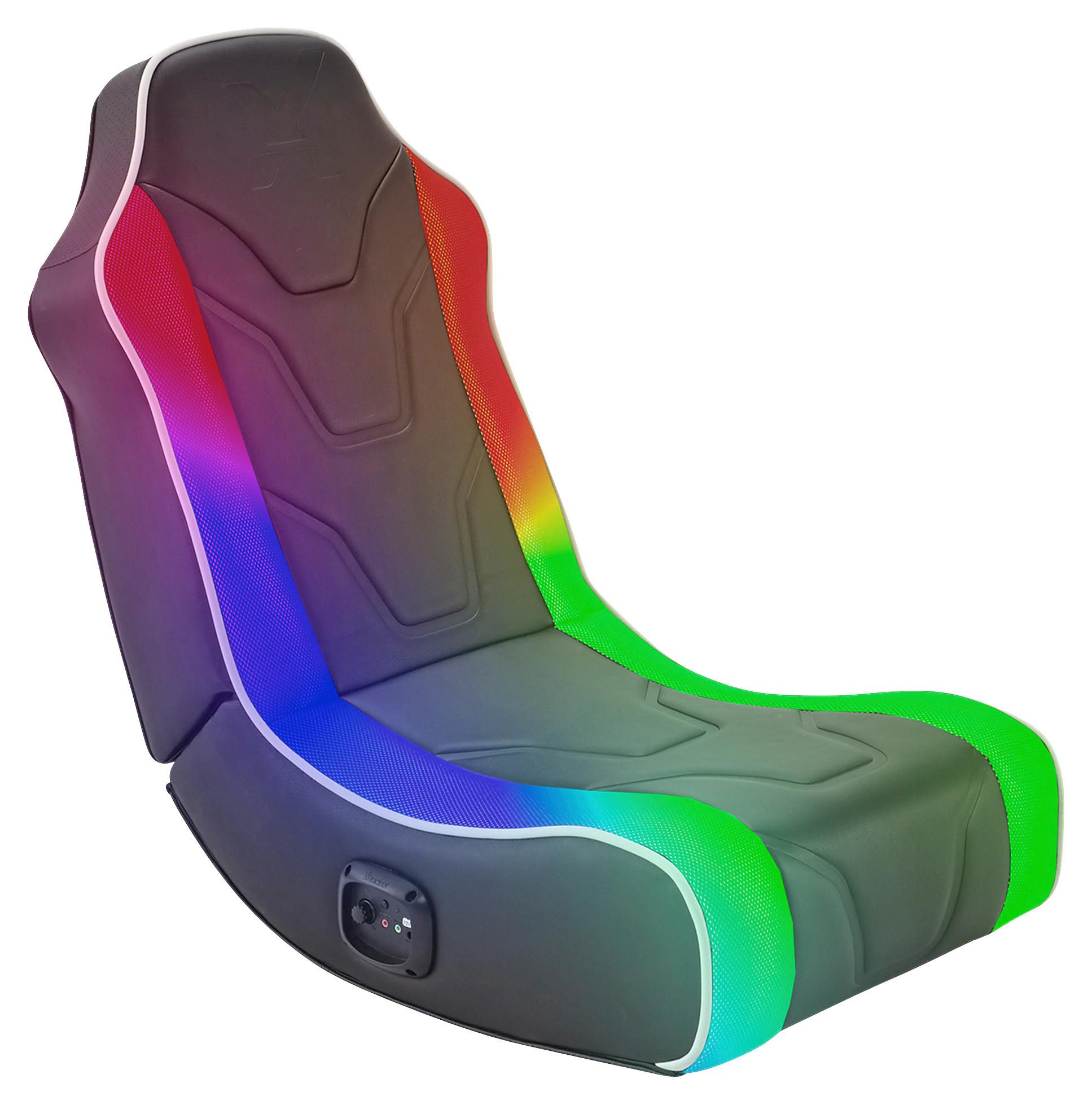 Gamingsessel Chimera ca. 42x68x74 cm Schwarz - Schwarz, MODERN, Kunststoff/Textil (42/68/74cm) - X Rocker