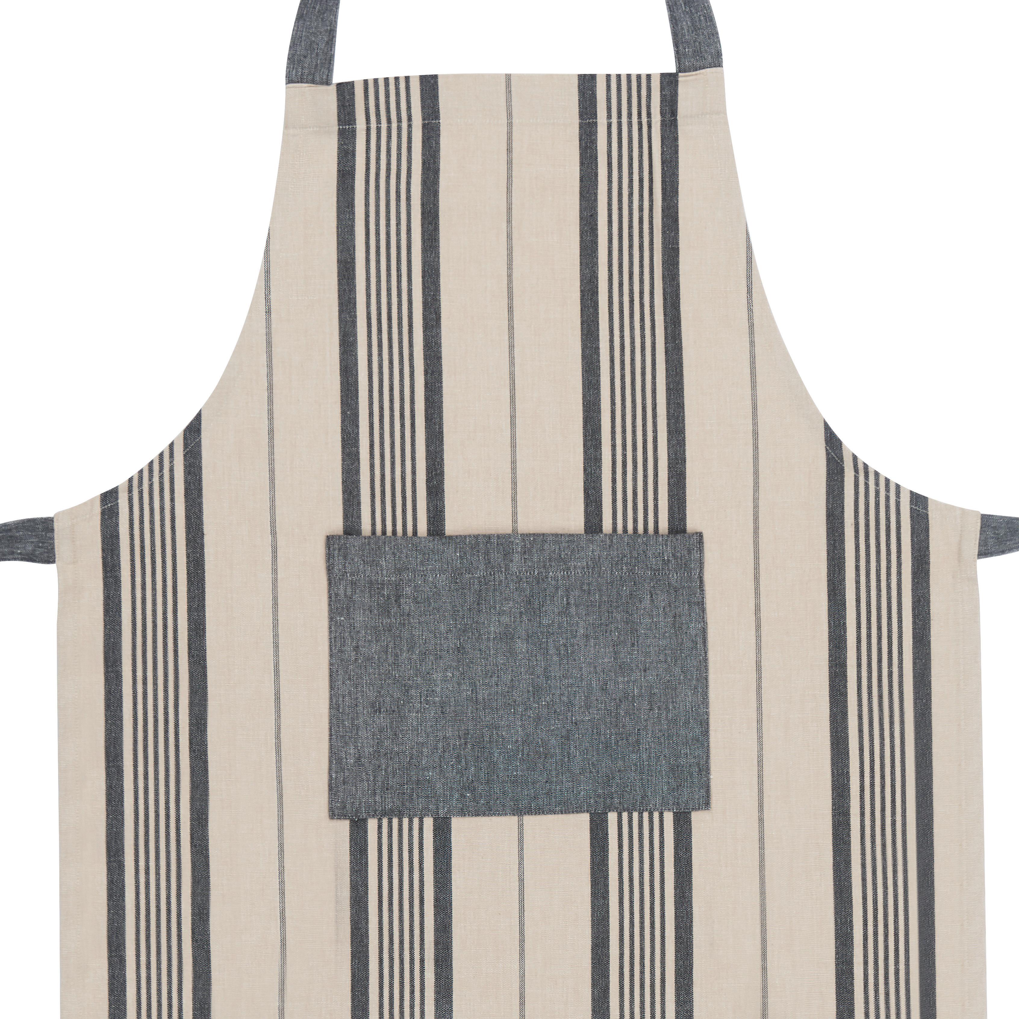 Șorț de bucătărie HENRY - bej/negru, Modern, textil (60/90cm) - Modern Living