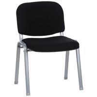 Konferenčni Stol Xt 600, Črna - srebrne barve/črna, Basics, kovina/tekstil (58/84/48cm) - MID.YOU