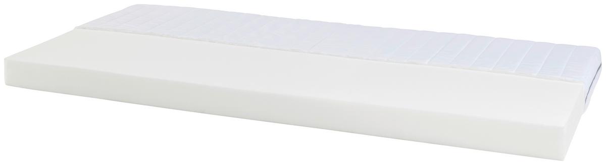 Rollmatratze Falum H2 ca. 90x200cm - Weiß, Textil (90/200cm) - Based