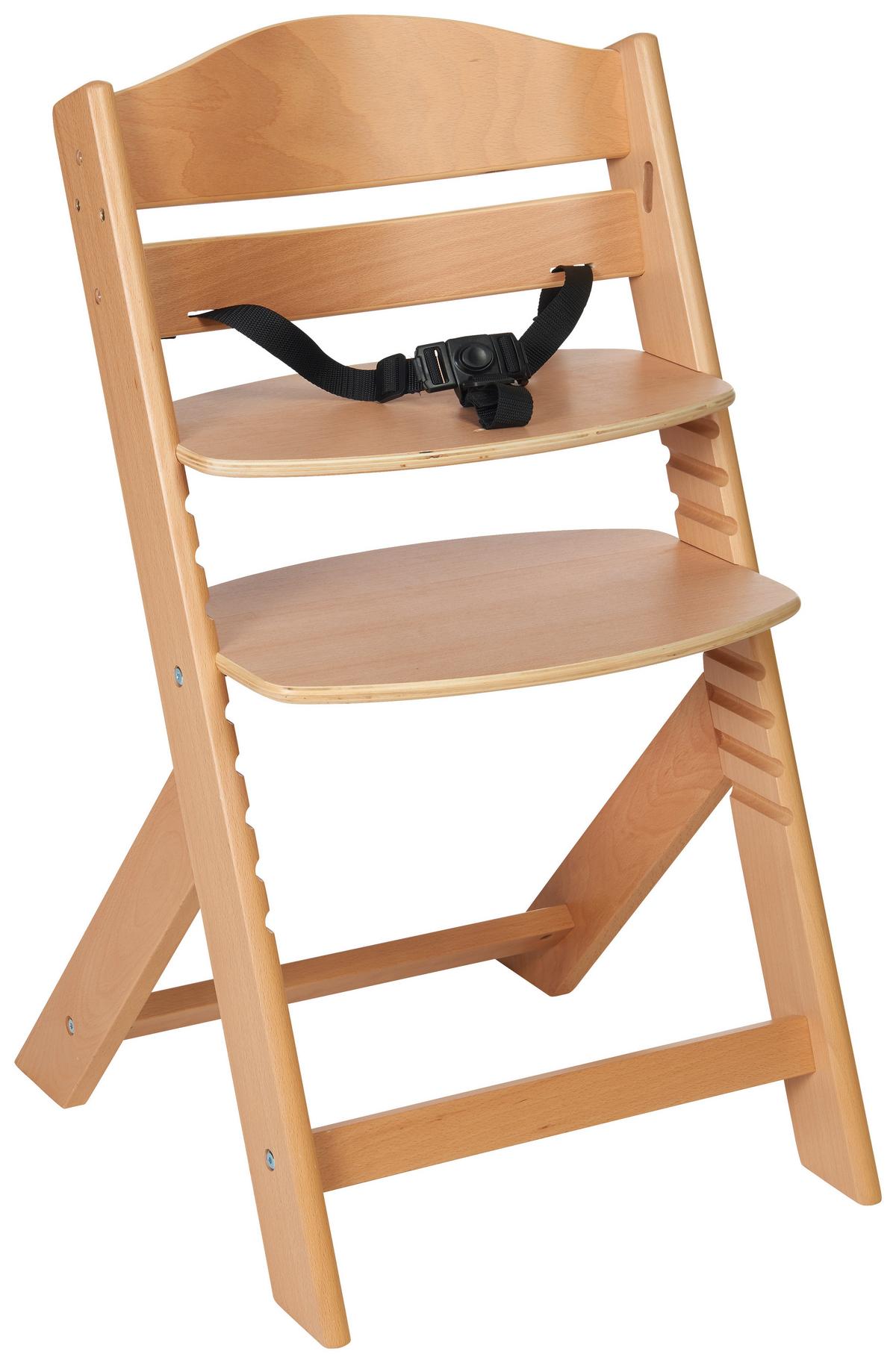 WYSOKIE KRZESŁO LUNCH -TOP- - kolor naturalny, Lifestyle, drewno (45/50,5/78,5cm) - My Baby Lou