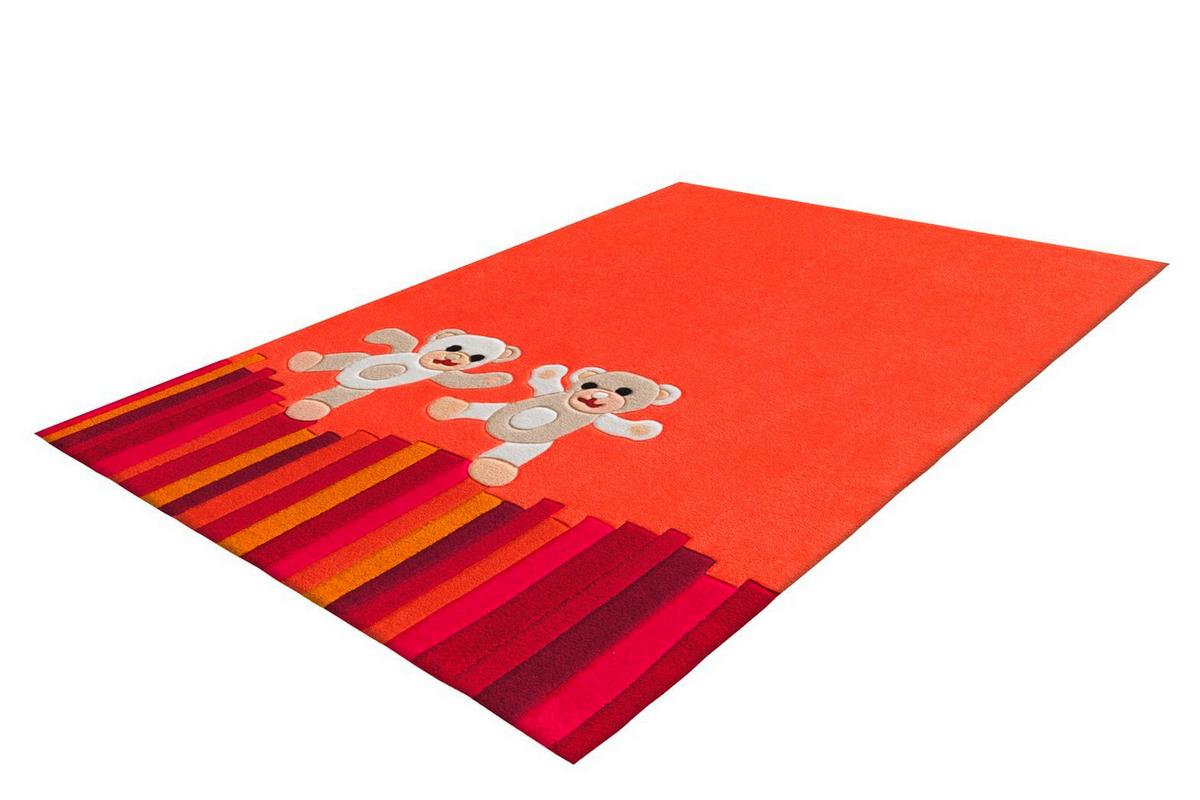 KINDERTEPPICH JOY 4117 MULTI TEDDY 110 X 160 - Multicolor, Design, Textil (110/160cm) - Kayoom