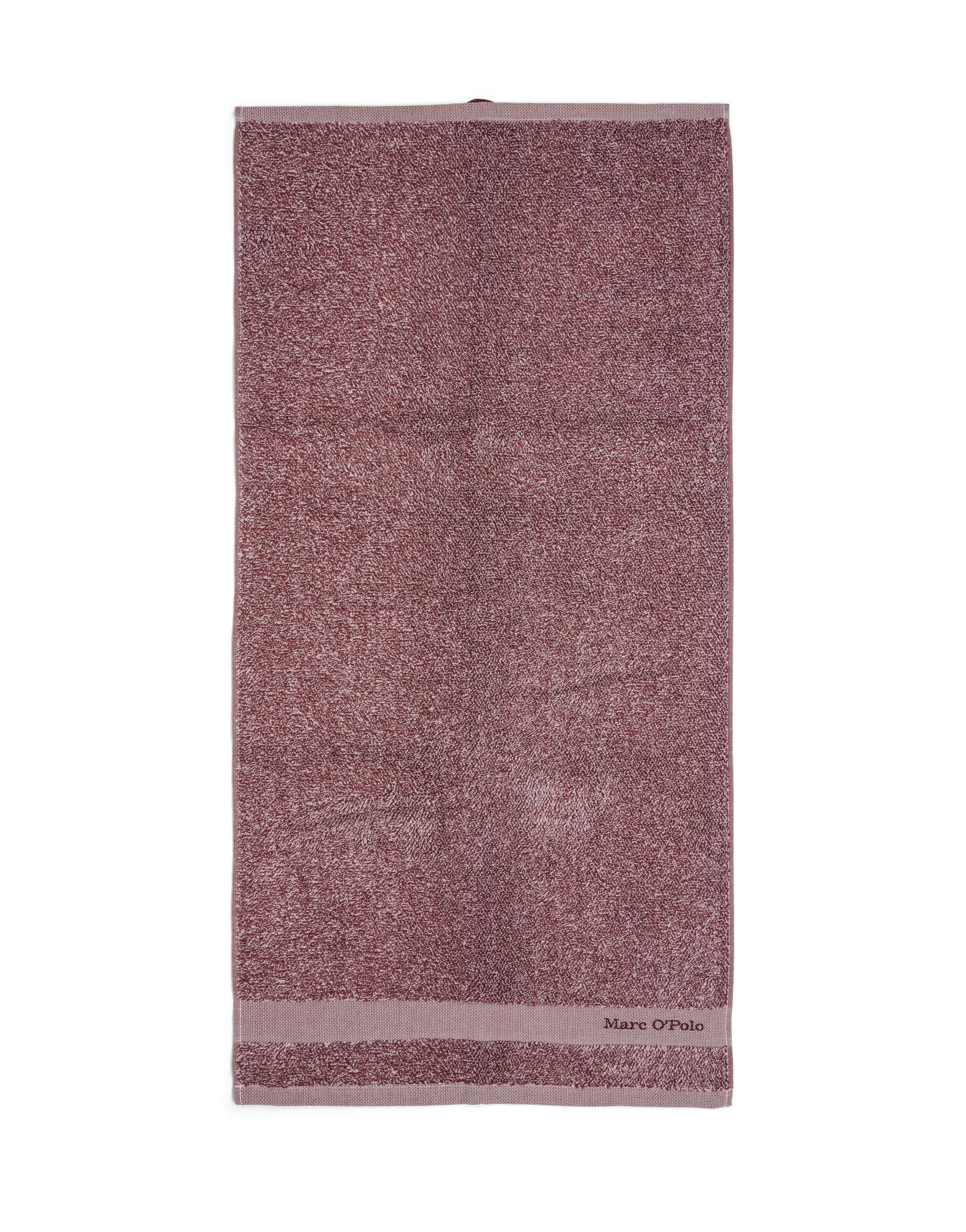 RĘCZNIK MELANGE - oberżyna, Basics, tkanina (50/100cm) - Marc O'Polo