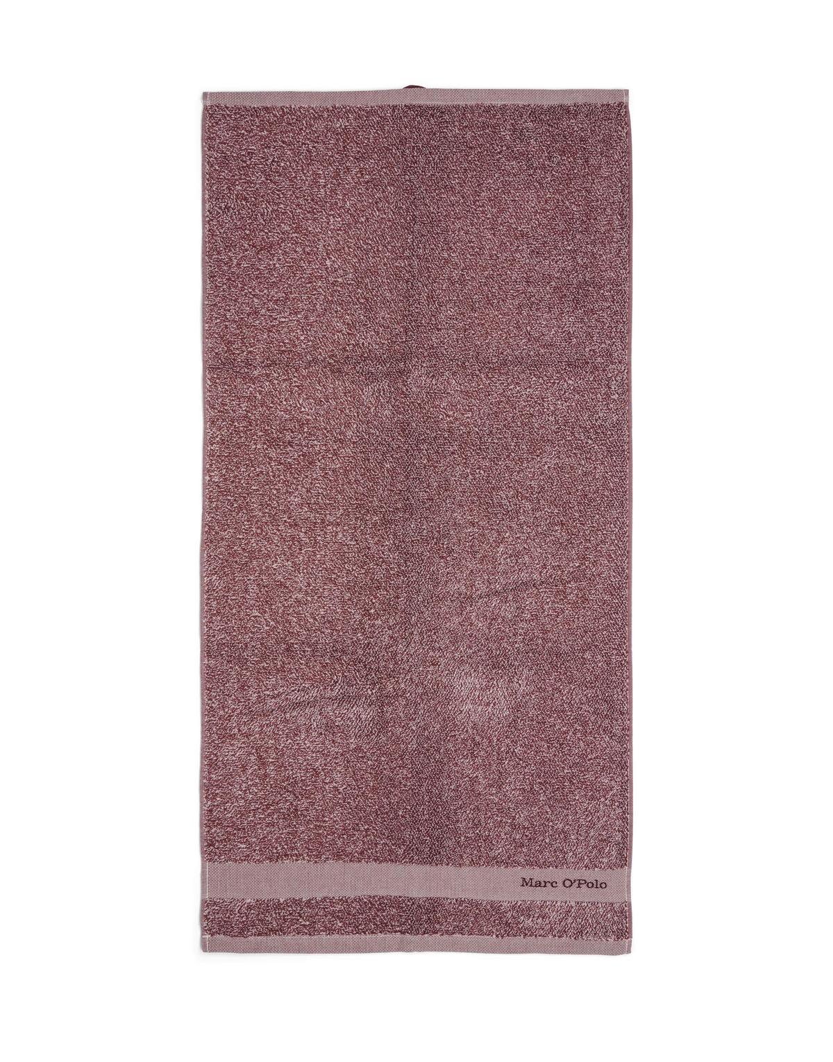 RĘCZNIK MELANGE - oberżyna, Basics, tkanina (50/100cm) - Marc O'Polo