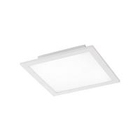 LED-Deckenleuchte Flat max. 17,5 Watt - Weiß, Kunststoff/Metall (30/30/5,6cm)