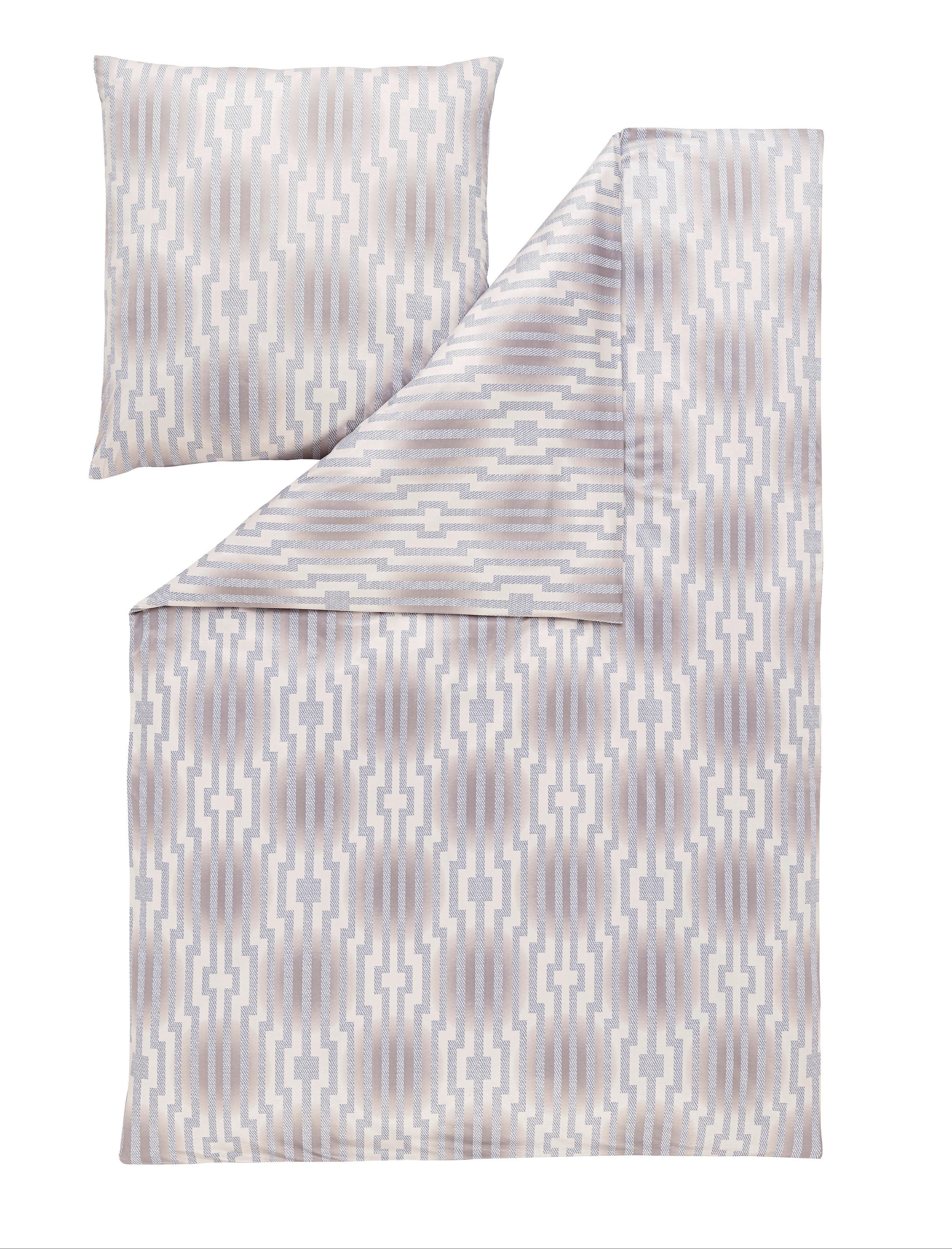 POŚCIEL LEVIAN - szary, Design, tkanina (135/200cm) - Estella