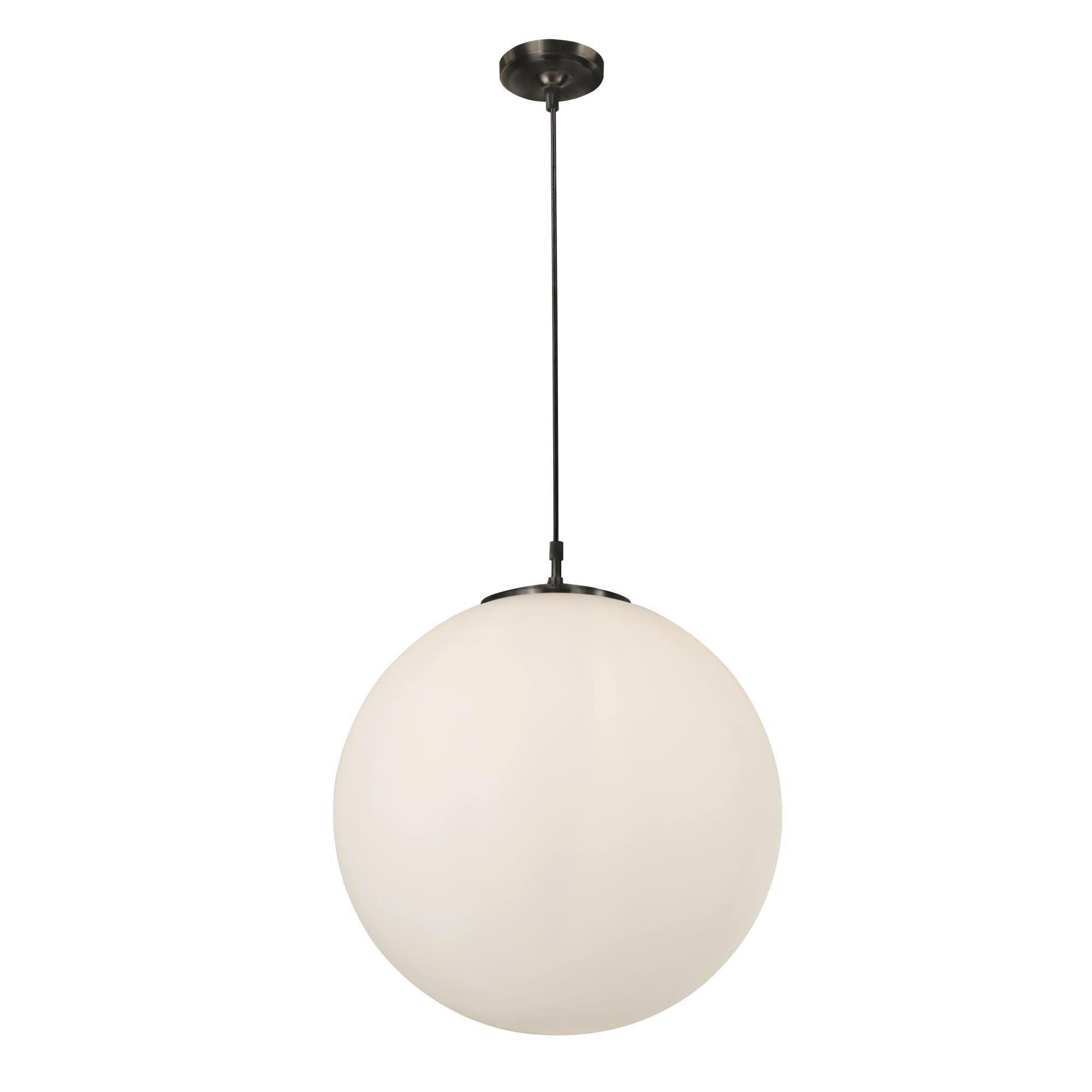 Függőlámpa Atom 6088 - fekete/fehér, Konventionell, üveg/fém (30/120cm)