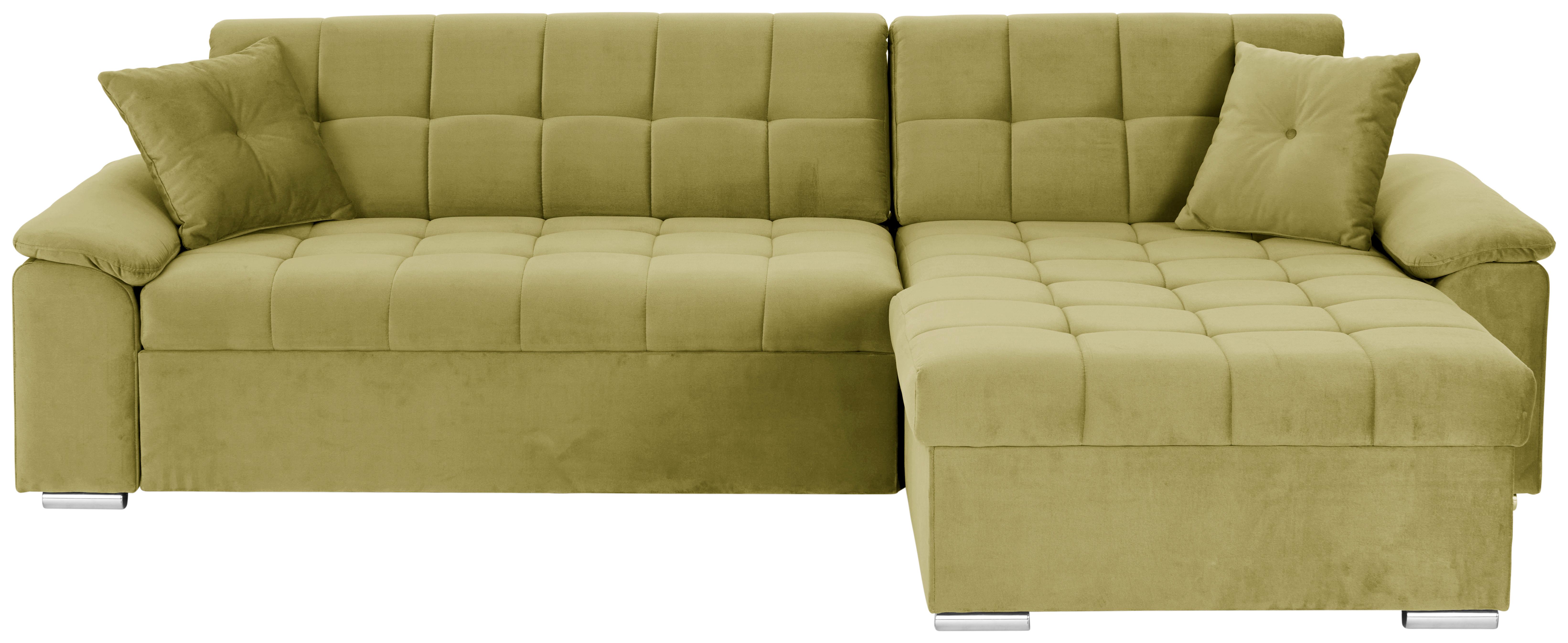 Kutna Garnitura Bali - boje senfa, Trend, tekstil (257/167cm) - Modern Living