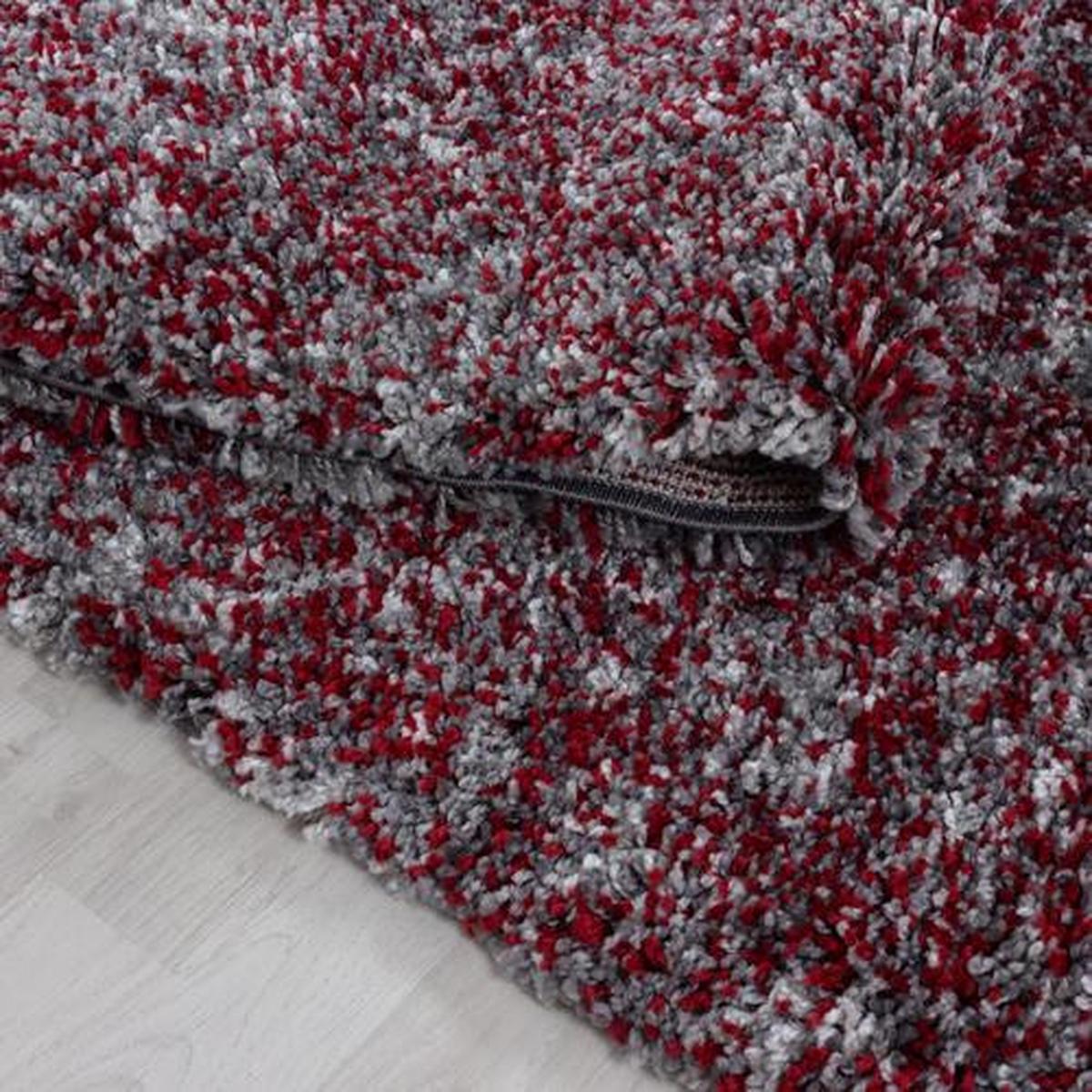 Hochflorteppich Enjoy Rot ca. 120x170cm - Rot, KONVENTIONELL, Textil (120/170cm) - Novel