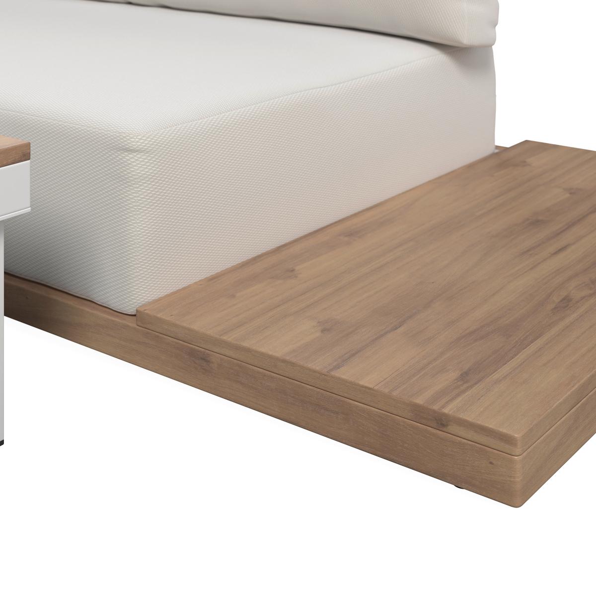 Vrtna Garnitura Jolly - bijela/boje bagrema, Moderno, drvo/metal - Bessagi Garden