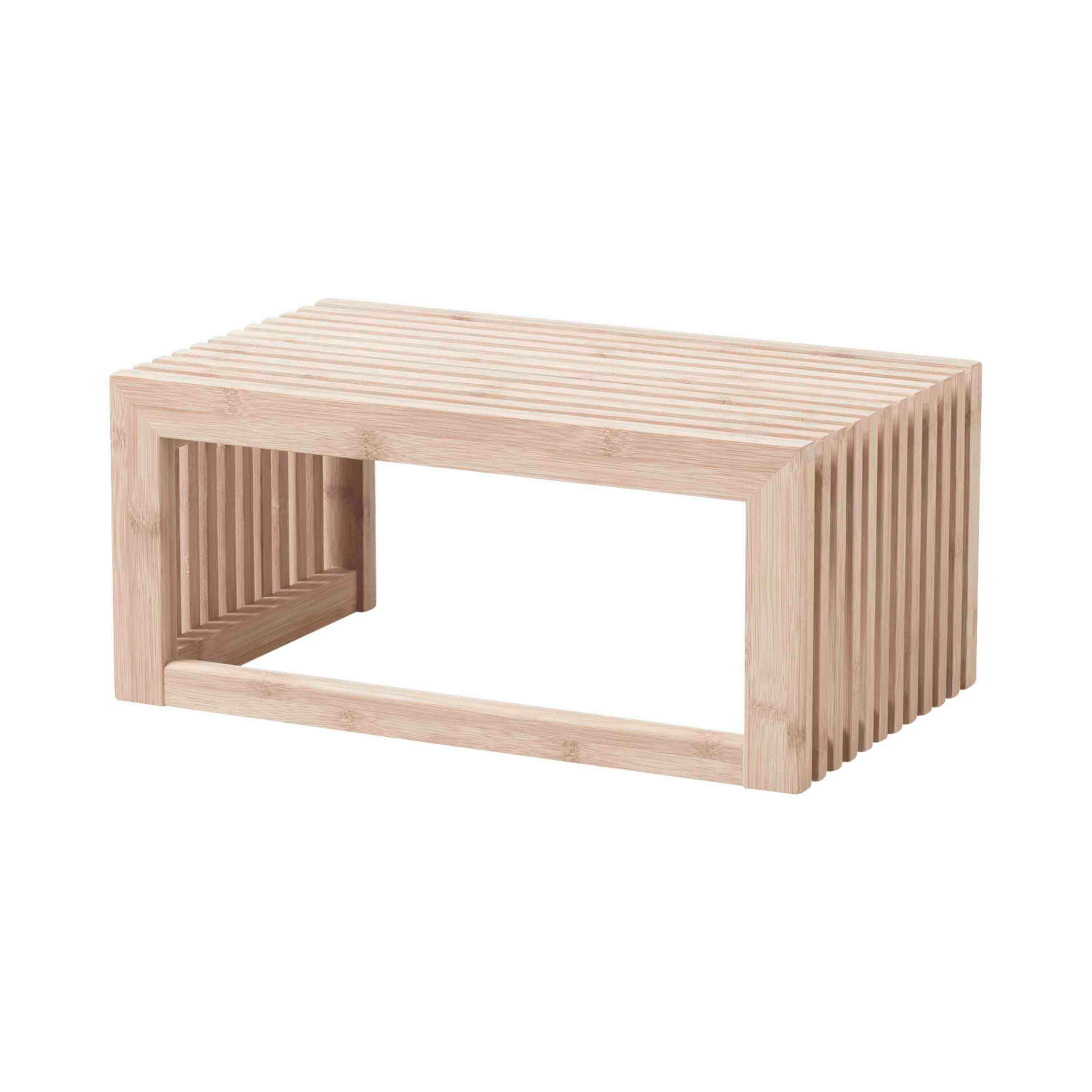 Wandgarderobe Rib Regal - Naturfarben, Design, Holz (45/20/27cm) - MID.YOU