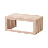 Wandgarderobe Rib Regal - Naturfarben, Design, Holz (45/20/27cm) - MID.YOU