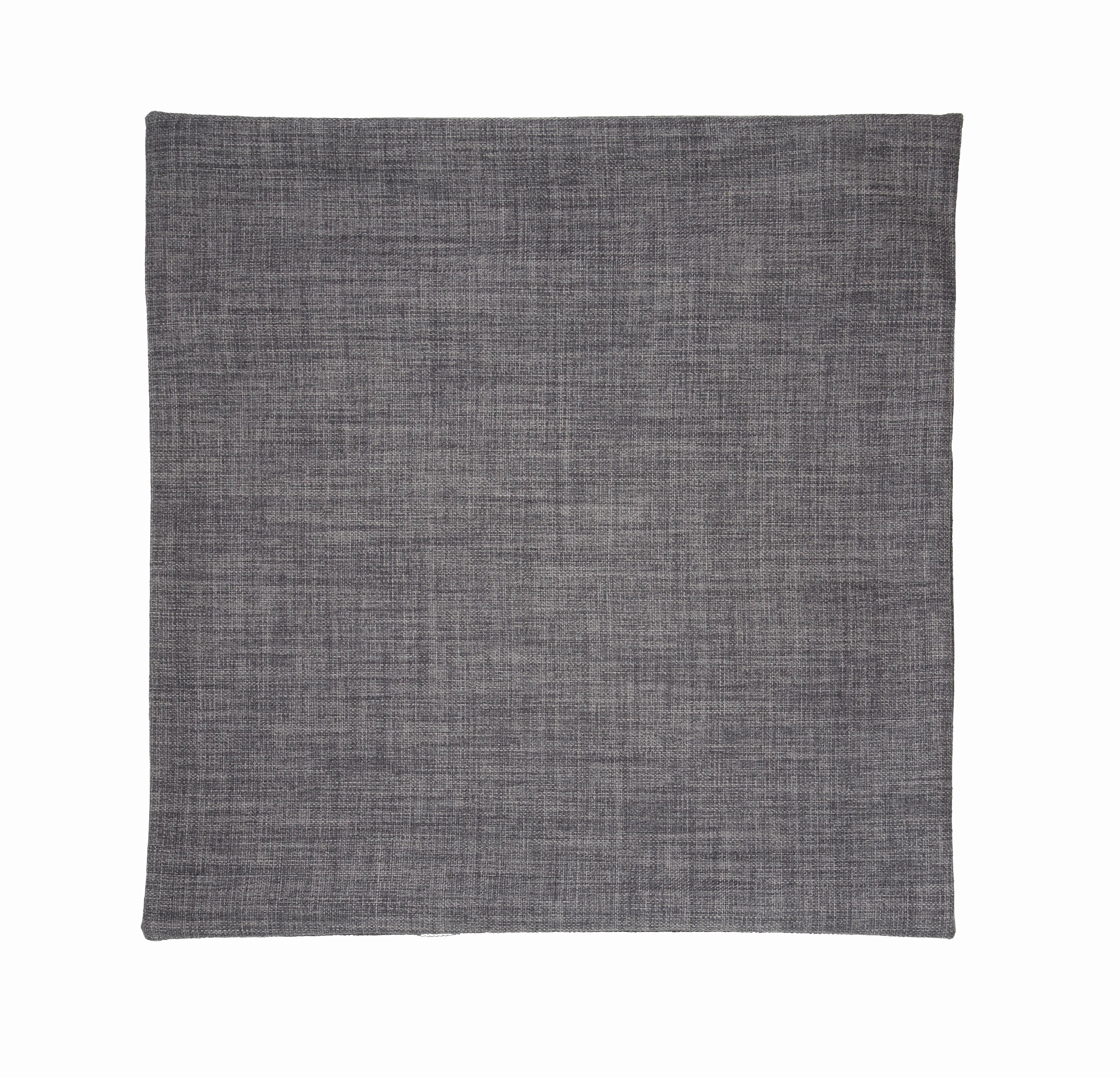 housse de coussin Leinenoptik, ca. 50x50cm - gris, Konventionell, textile (50/50cm) - Modern Living