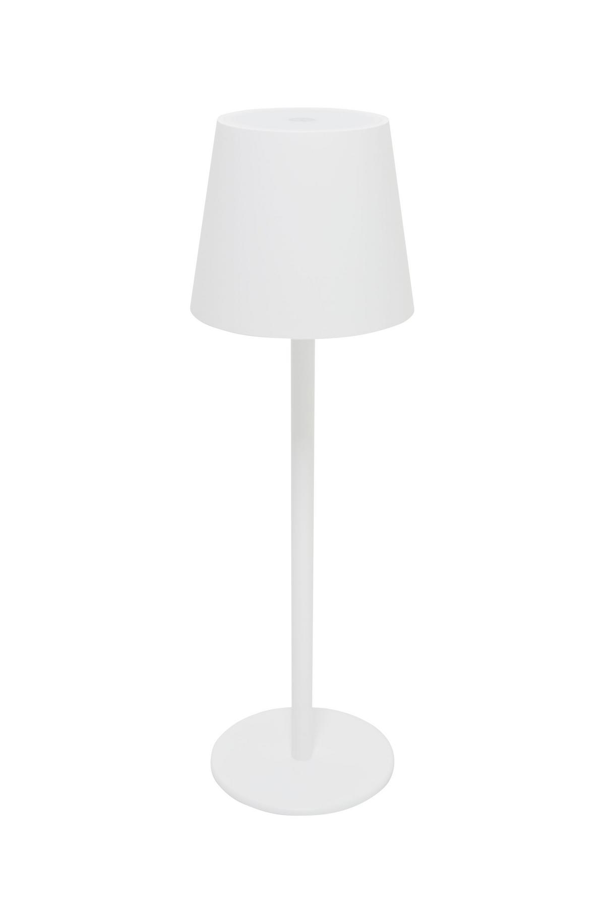LAMPA STOŁOWA Z AKUMULATOREM BASIC TABLE *SBN* - biały, Design, tworzywo sztuczne/metal (11,5/36cm) - Novel