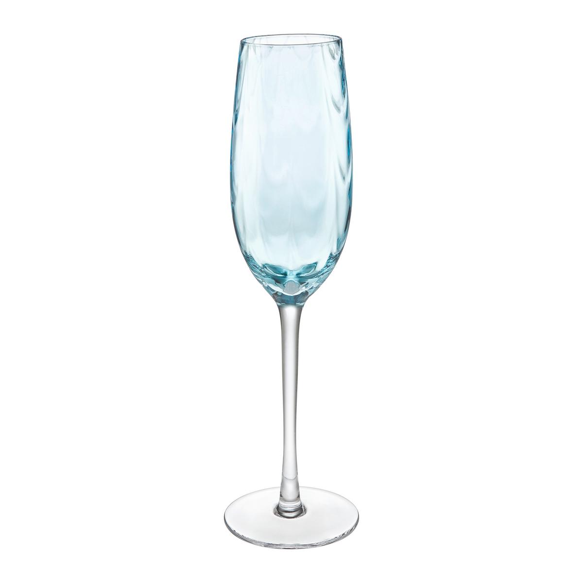 Sektglas Lividus Blau ca. 210 ml - Blau, MODERN, Glas (6,8/25cm) - Mömax