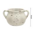 Dekokrug Euphoria ca. 27,5/16 cm - Grau, ROMANTIK / LANDHAUS, Keramik (27,5/21/16cm) - Mömax modern living Dekokrug Euphoria ca. 27,5/16 cm - Grau, ROMANTIK / LANDHAUS, Keramik (27,5/21/16cm) - Mömax modern living