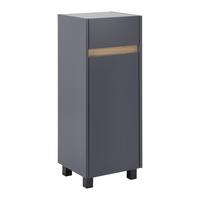 SZAFKA DOLNA MASSIMO - kolor srebrny/ciemnoszary, Modern, tworzywo sztuczne (33/85/30cm) - Bessagi Home