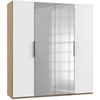 Ormar S Klasičnim Vratima Level 36 A - bijela/boje hrasta, Moderno, drvni materijal (200/216/58cm) - Modern Living