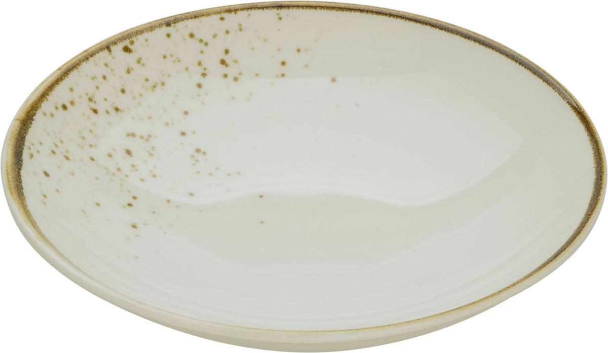 Set Globokih Krožnikov Nature Collection, 6-Delni - krem barve, Basics, keramika (22/5cm) - Creatable