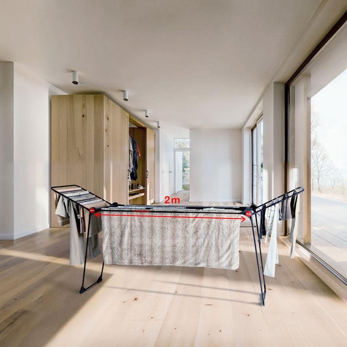 Kihúzható Szárító Vileda Infinity Flex Ultimate - fém (216-304/56/128cm) - Vileda