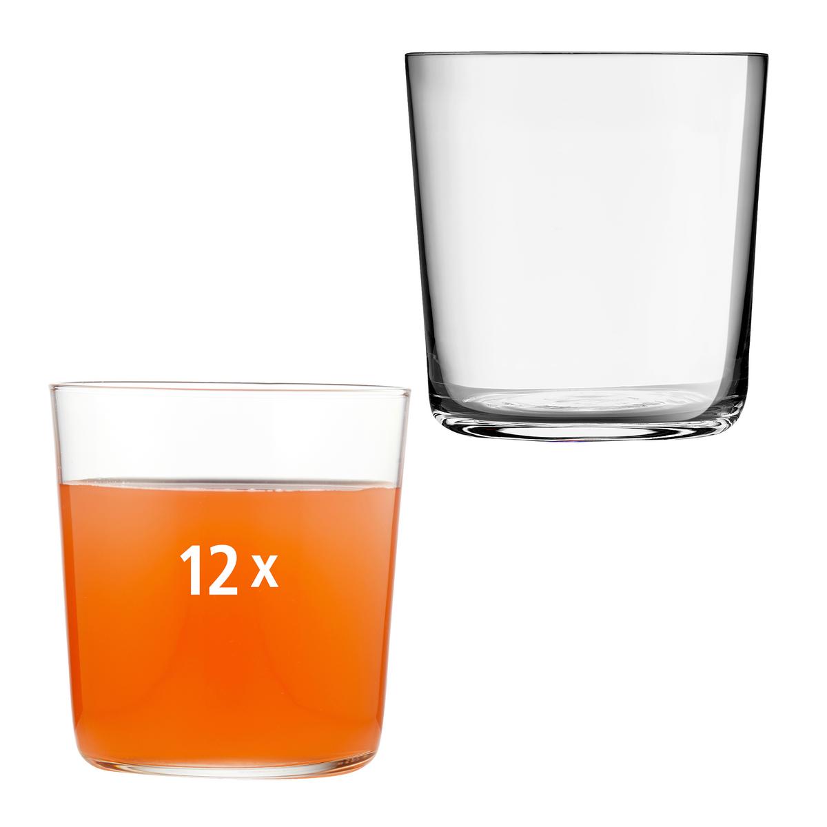 Gläserset Cidra Klar 12-teilig - Klar, Basics, Glas (9/9,5cm)