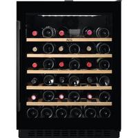 Weinkühlschrank AWS4052B5B Schwarz - Schwarz, Glas/Holz (59,5/82/56,5cm) - AEG