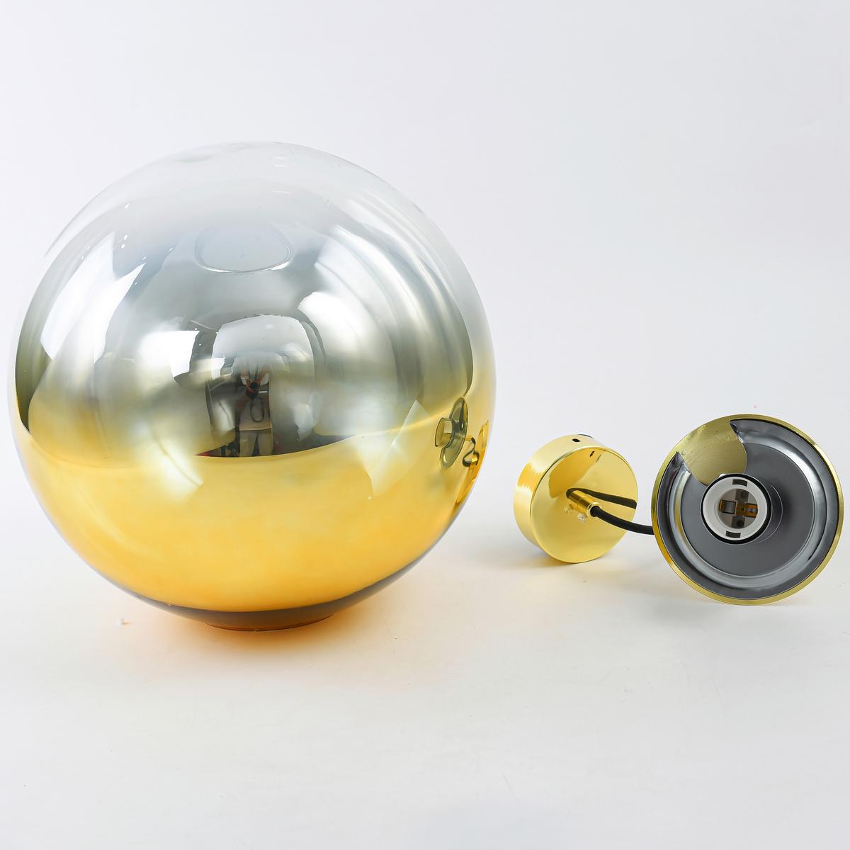 Hängeleuchte Lp-28447/1p_palla - Goldfarben, Konventionell, Glas (30/150/30cm)