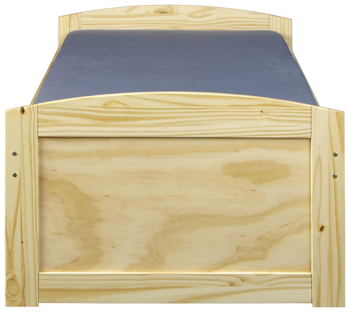 Ausziehbett Marinella Kiefer - Kieferfarben, Basics, Holz/Kunststoff (90/200cm) - MID.YOU