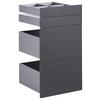 LÅDSET UNIT -BASED- - antracit, Modern, trämaterial (45,3/83/47cm) - Based