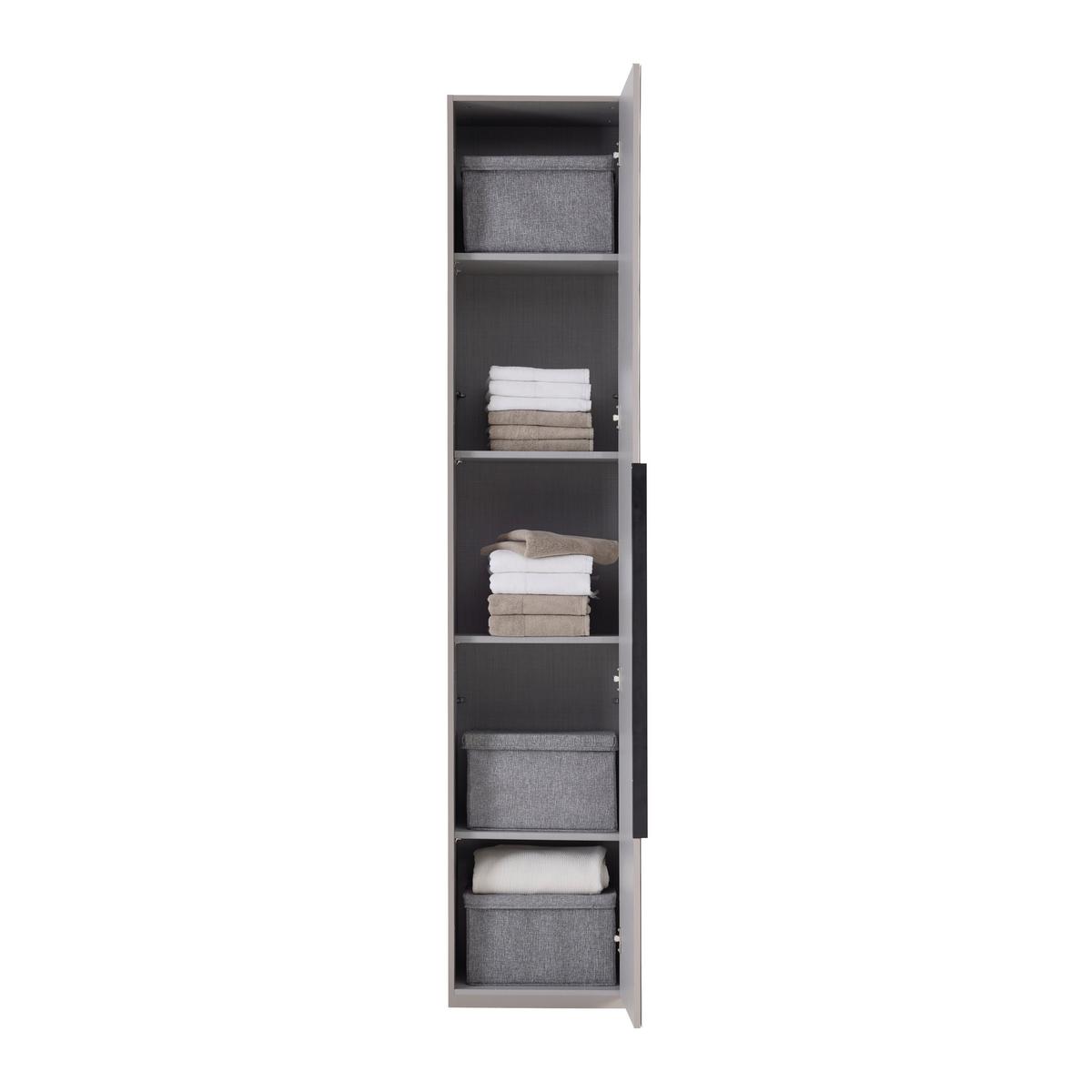 Ormar S Klasičnim Vratima New York - sahara/siva, Konvencionalno, staklo/drvni materijal (45/236/40cm) - Premium Living