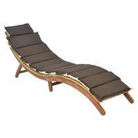 Vrtni Ležalnik Capri, Masivno - naravne barve, Moderno, kovina/umetna masa (183/60/54cm) - Gardenson