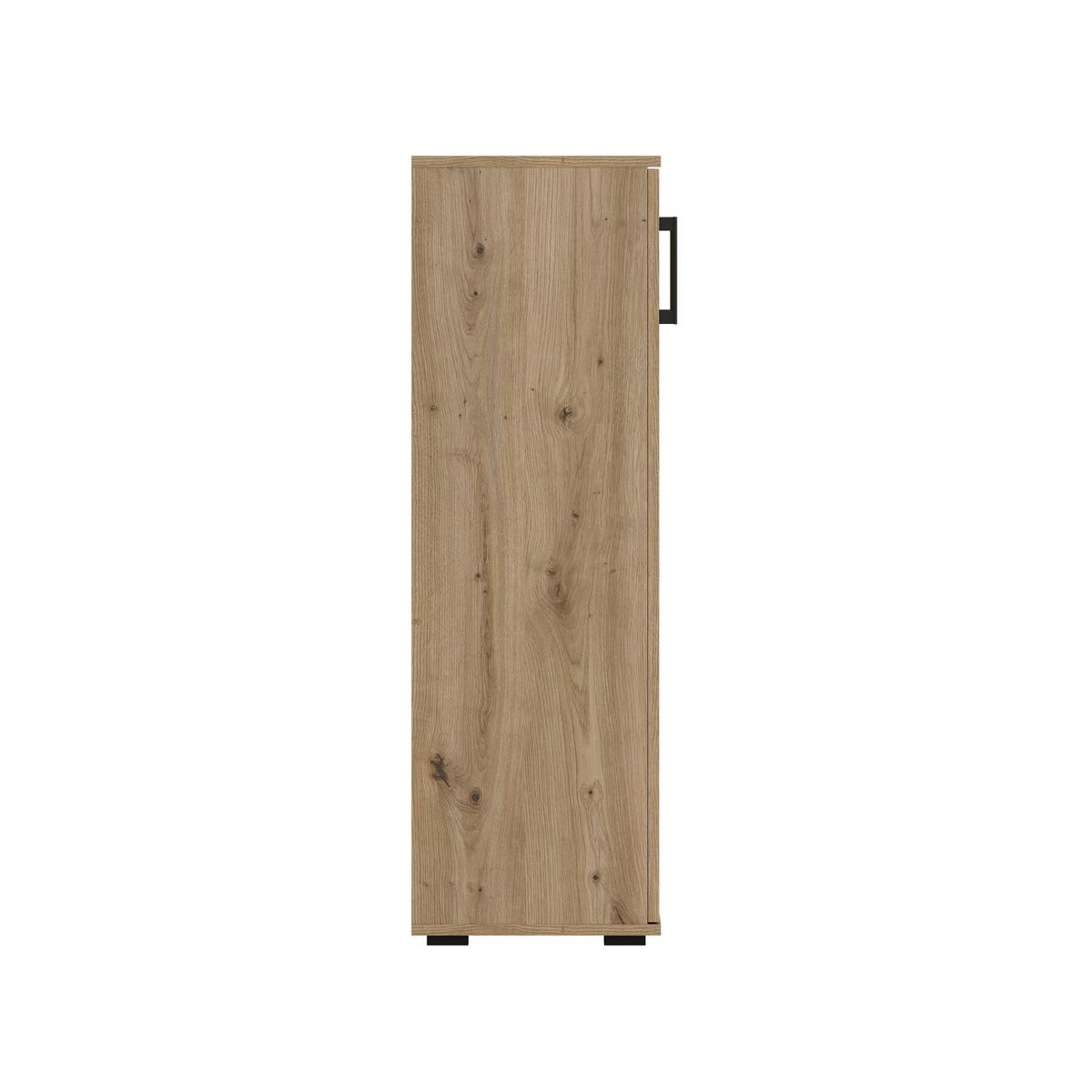 Schuhschrank Bobby II Eiche - Eiche Artisan, KONVENTIONELL, Holzwerkstoff (70/106/33,4cm) - Mömax