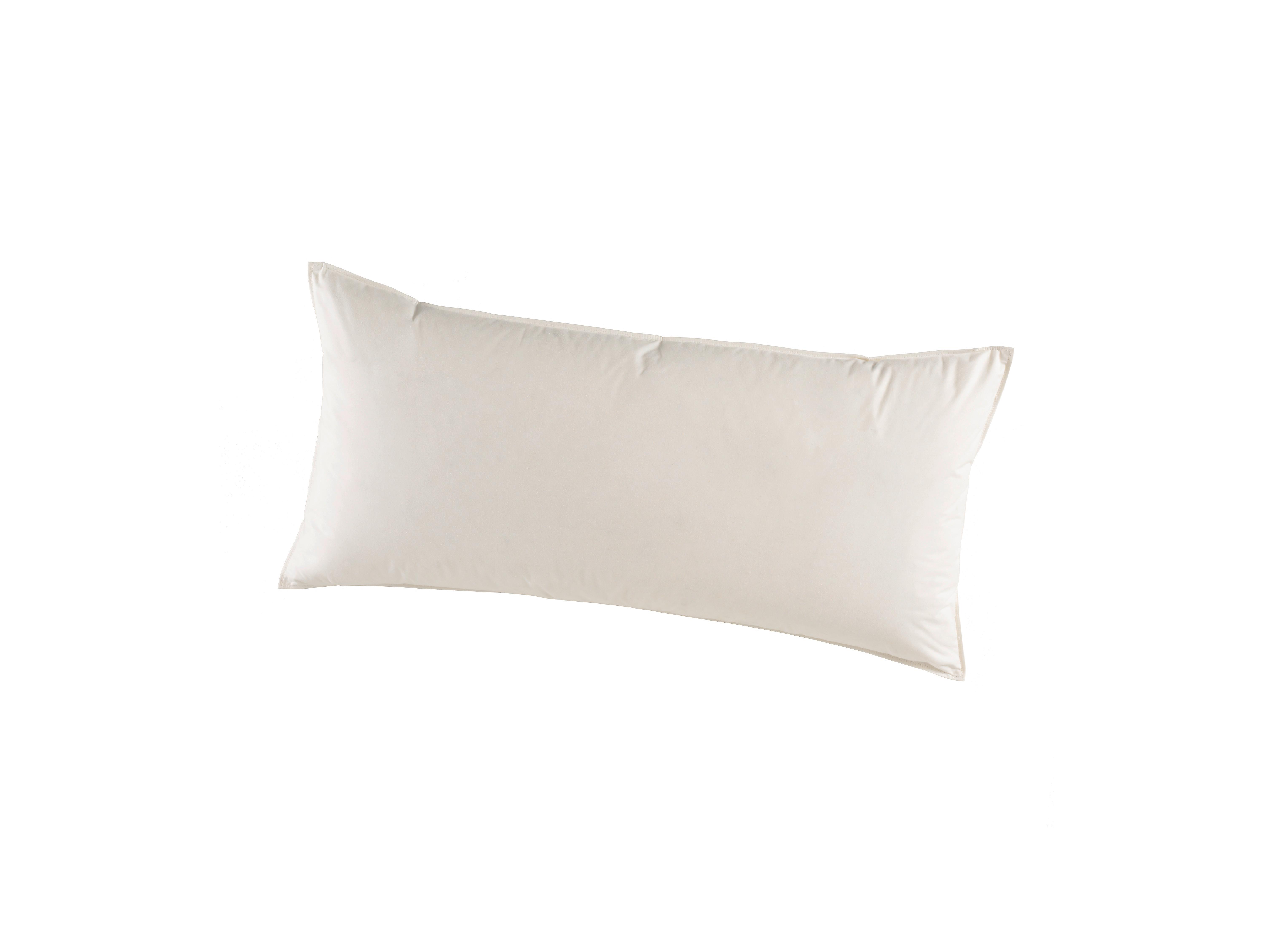 PODUSZKA 3-KOMOROWA BAFFIN - kremowy/biały, Basics, tkanina (80/40cm) - Bio:Vio