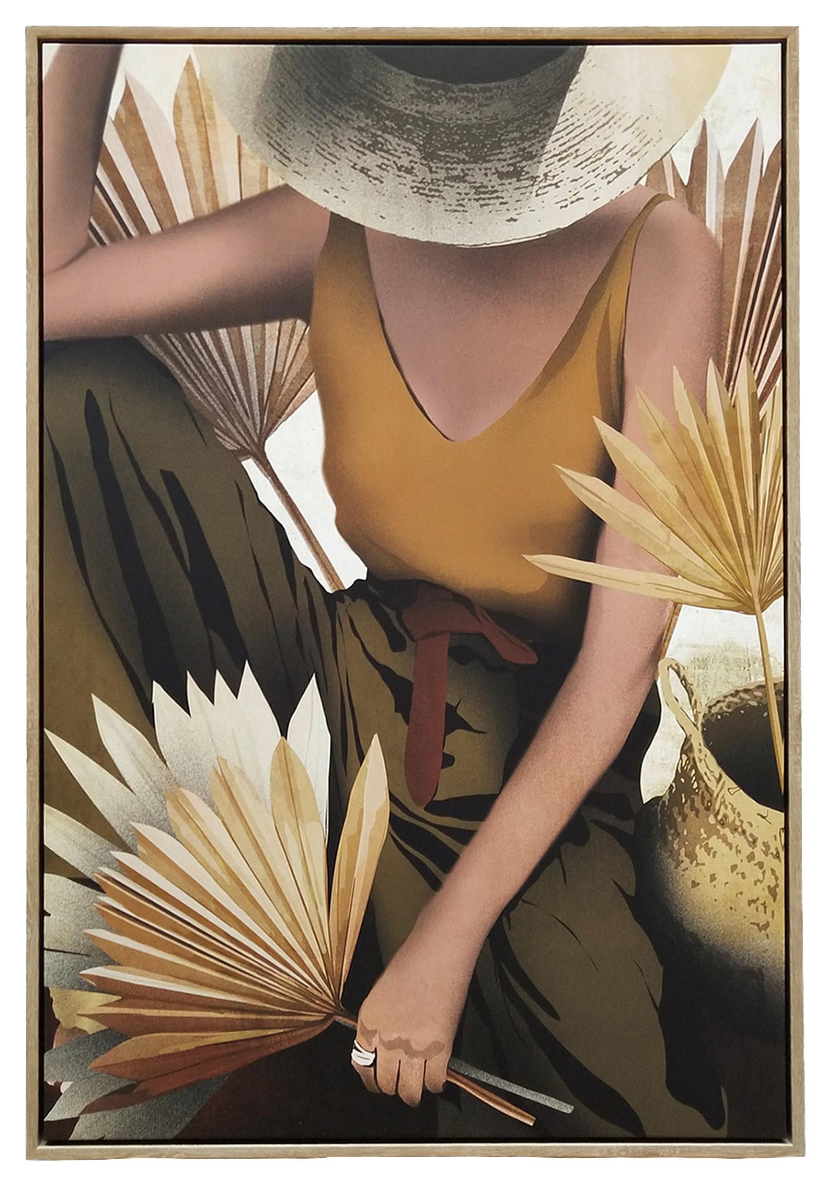 Keilrahmenbild Denise in Beige ca. 60x90cm - Beige/Braun, Holz/Kunststoff (60/90cm) - Modern Living