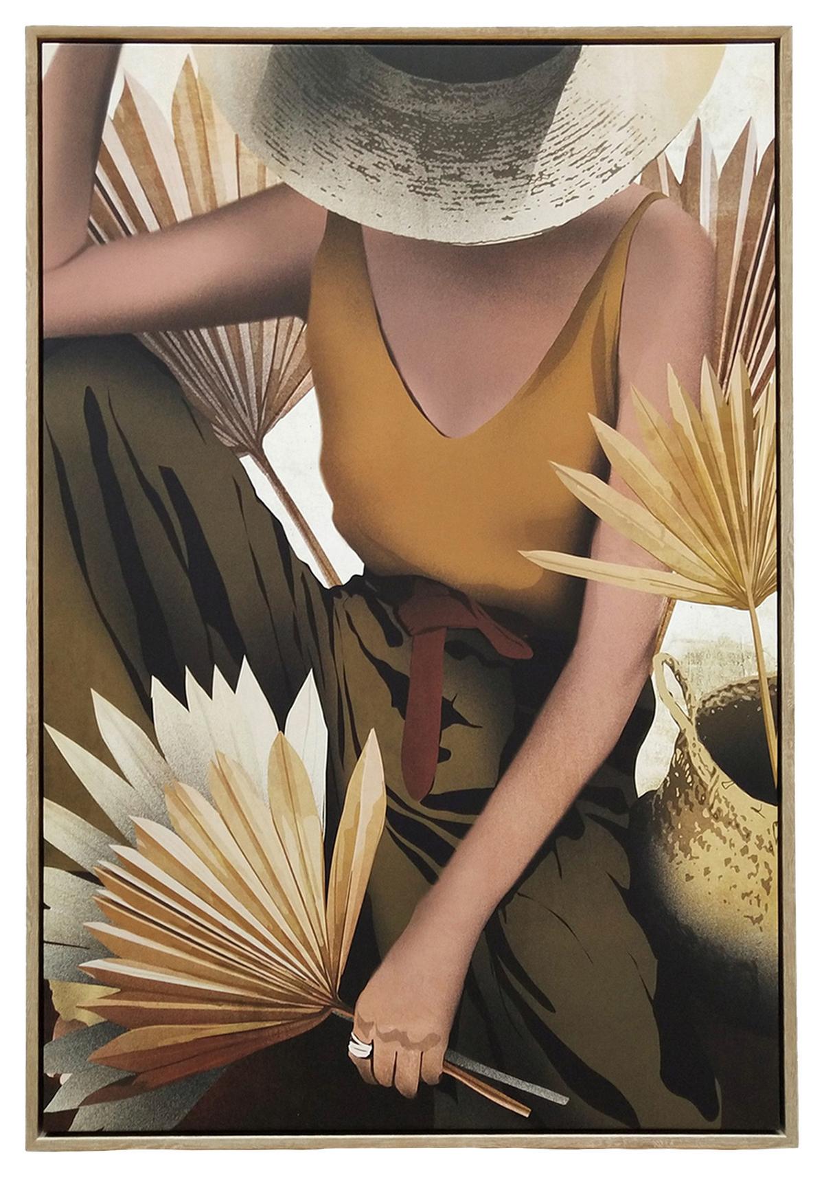 Keilrahmenbild Denise in Beige ca. 60x90cm - Beige/Braun, Holz/Kunststoff (60/90cm) - Modern Living