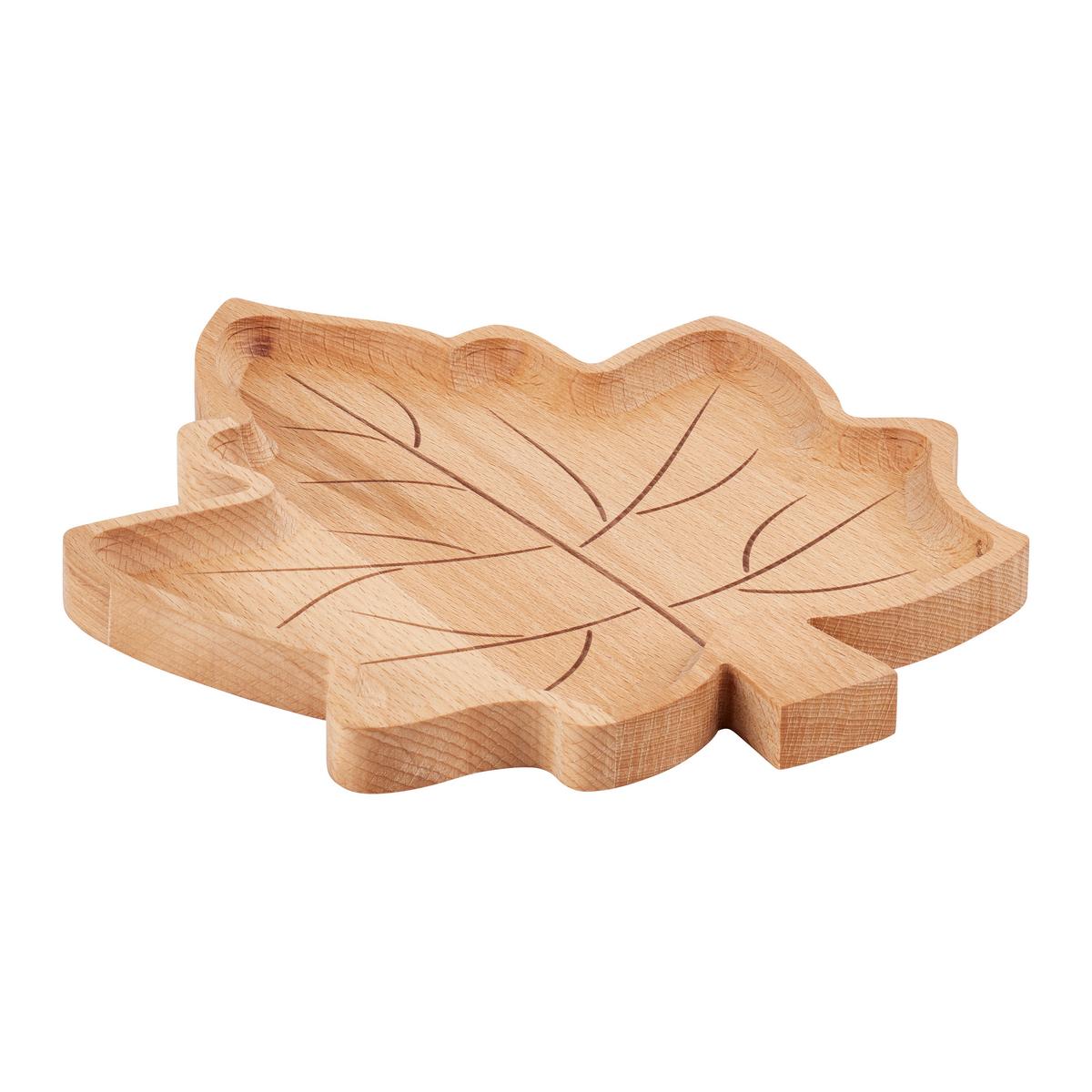 Dísztányér Autumn - natúr színű, Konventionell, fa (24,2/1,7/28,6cm) - Modern Living