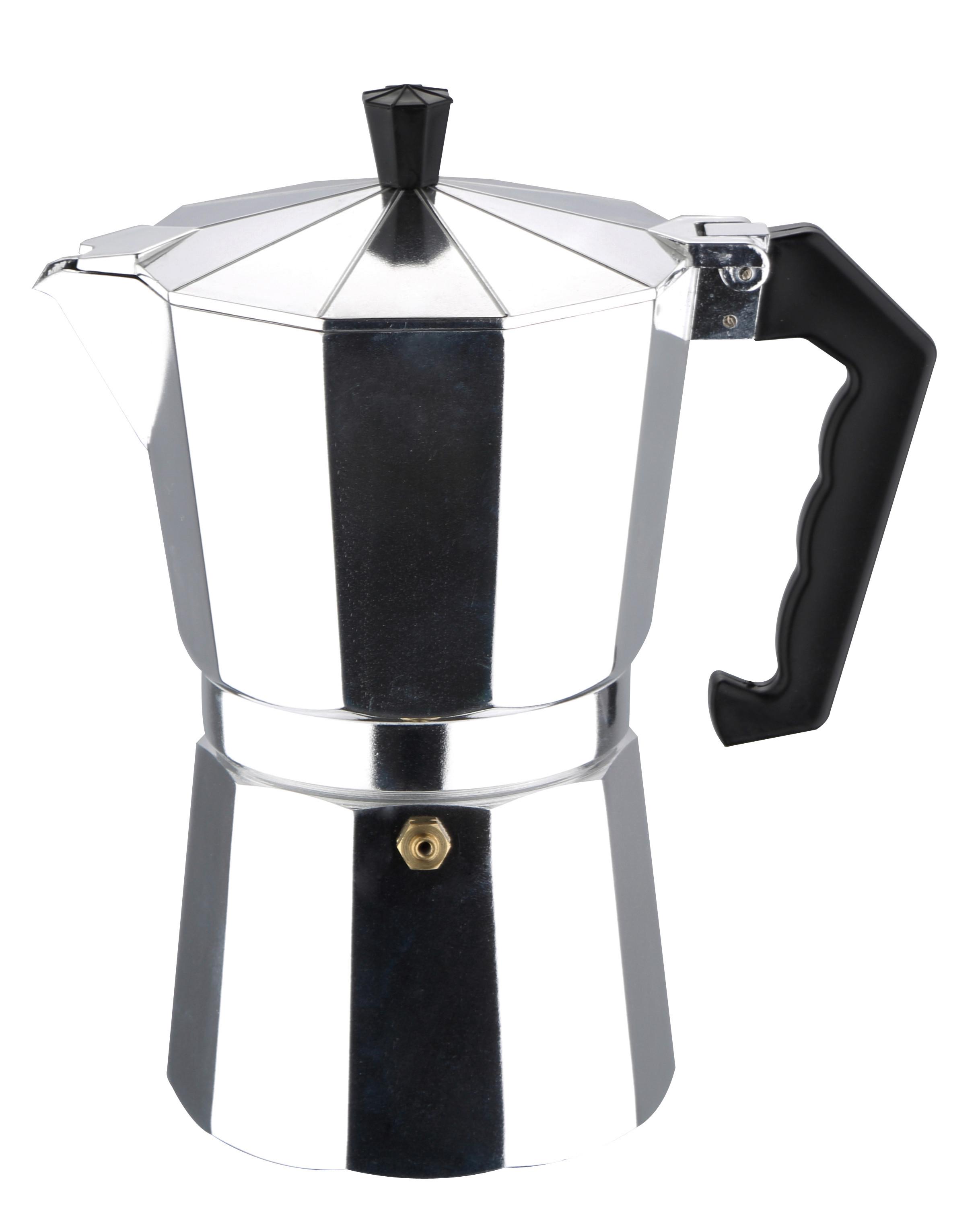 Espressokocher Bolonia ca. 240ml - Edelstahlfarben, MODERN, Kunststoff/Metall (0.24l)