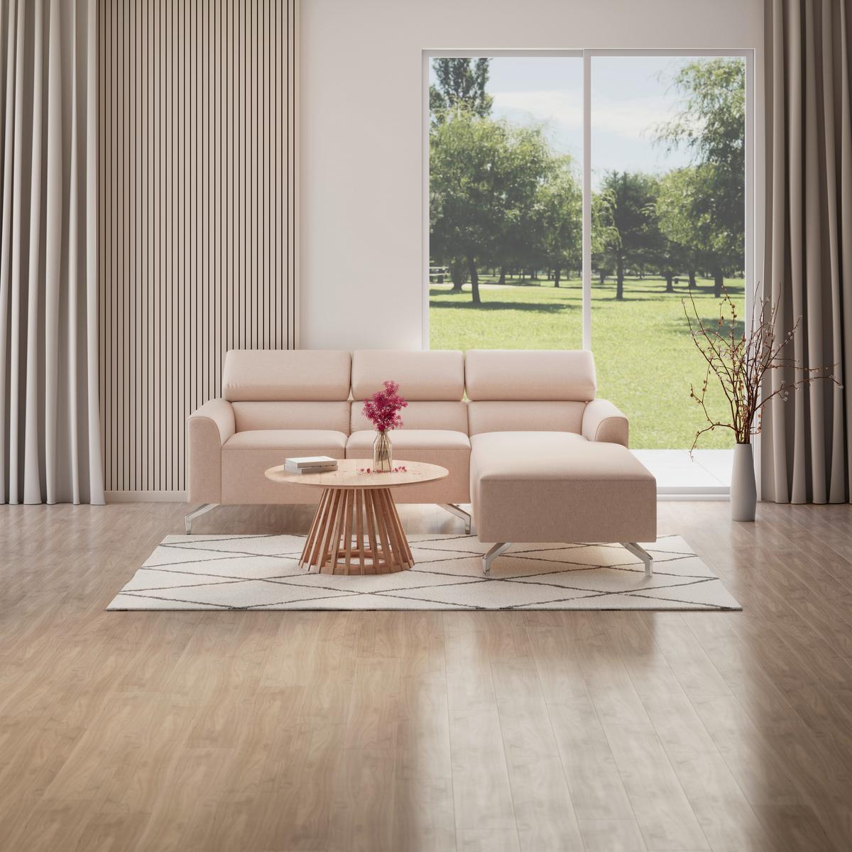 Couchtisch Ennio Eichefarben MDF - Eichefarben, MODERN, Holz/Holzwerkstoff (80/40/80cm) - Bessagi Home