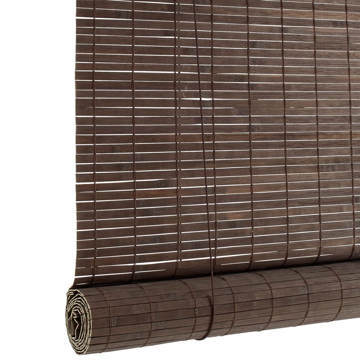 Rollo Woody aus Holz ca. 80x180cm - Dunkelbraun, Holz (80/180cm) - Modern Living