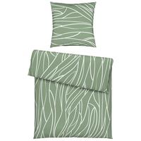 Bettwäsche Juliane XL Grün ca. 155x220cm - Grün, KONVENTIONELL, Textil (155/220cm) - Mömax